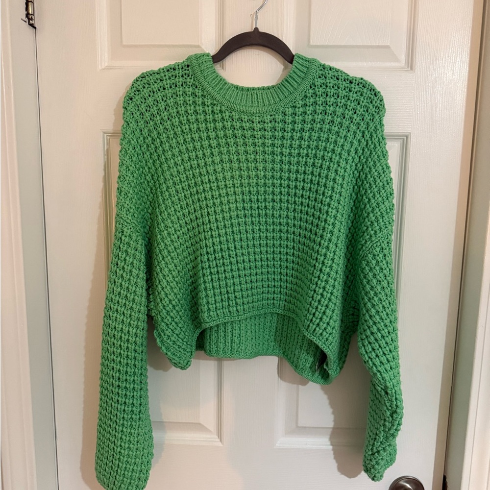 Zara Green Knit Women's Sweater